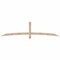 Ekena Millwork Bellingham Smooth Timber Gable Bracket, Douglas Fir, 96"W x 24"H x 1 1/2"D x 3 1/2"F, 6/12 Pitch GBW096X24X0204BEL00SDF - alternate 1